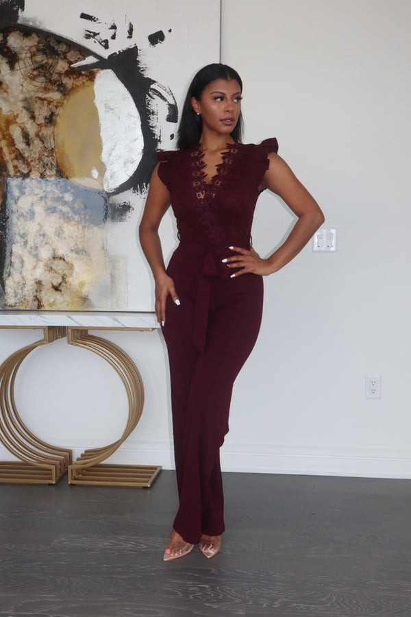 Jade Jumpsuit (maroon)