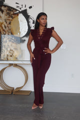 Jade Jumpsuit (maroon)